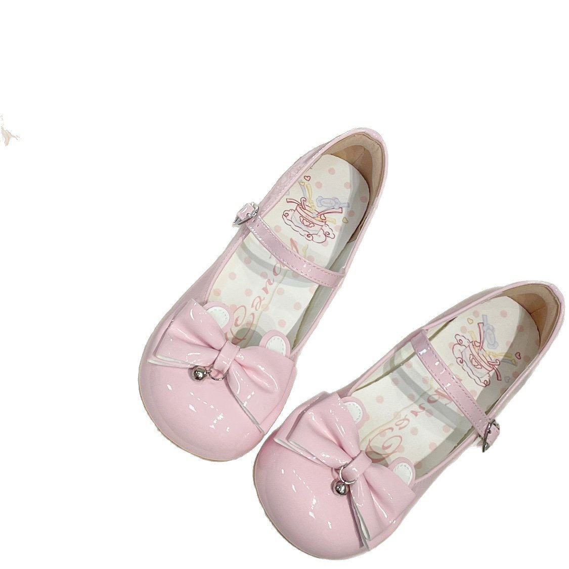 Lace bow Mary Jane shoes