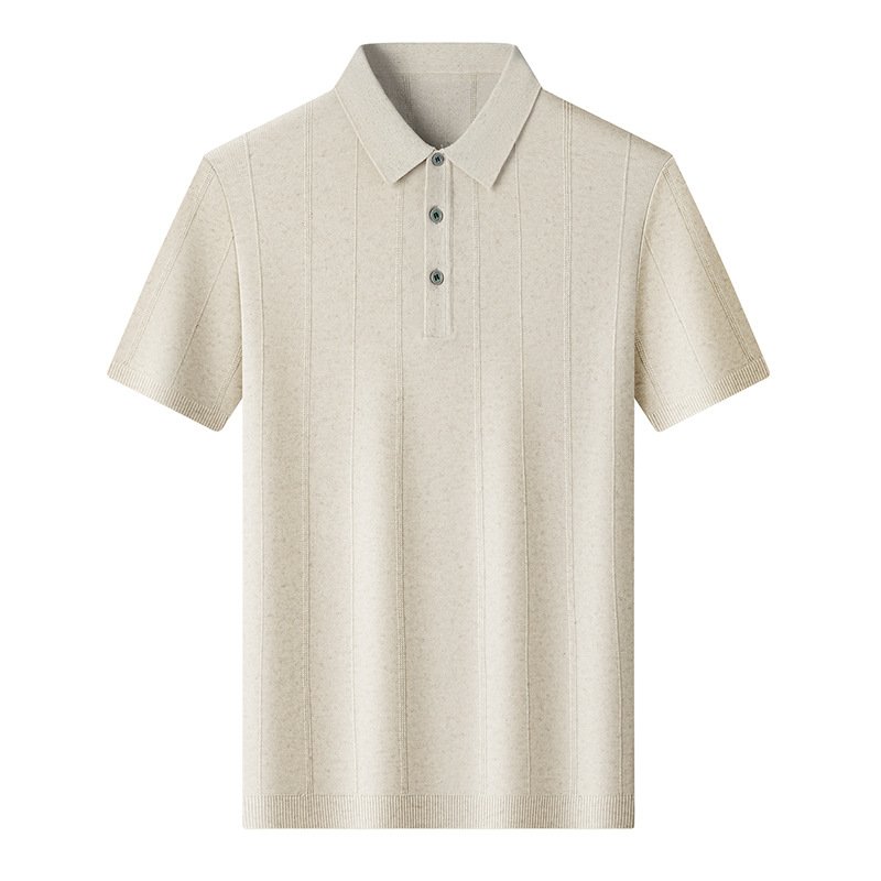Tencel Linen Summer Thin Breathable Polo Shirt