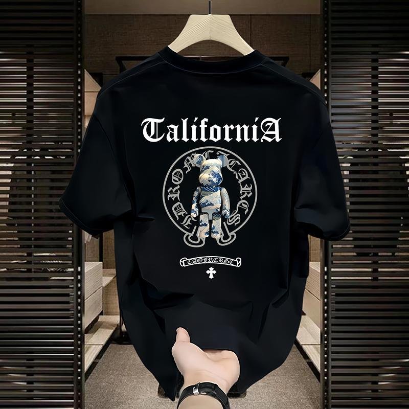 American-style simple and fashionable pure cotton short-sleeved T-shirt